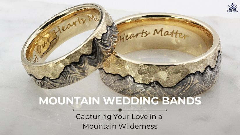 Mountain deals wedding ring